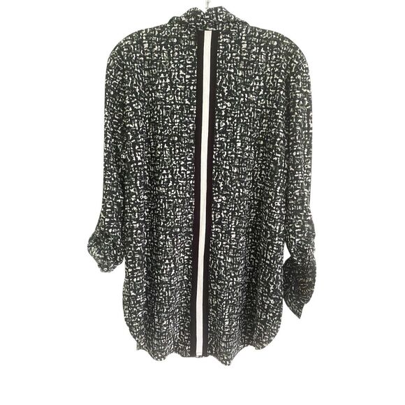 Lysse  Wren Halfway Button Up Shirt Sz XS oversized - Picture 3 of 7